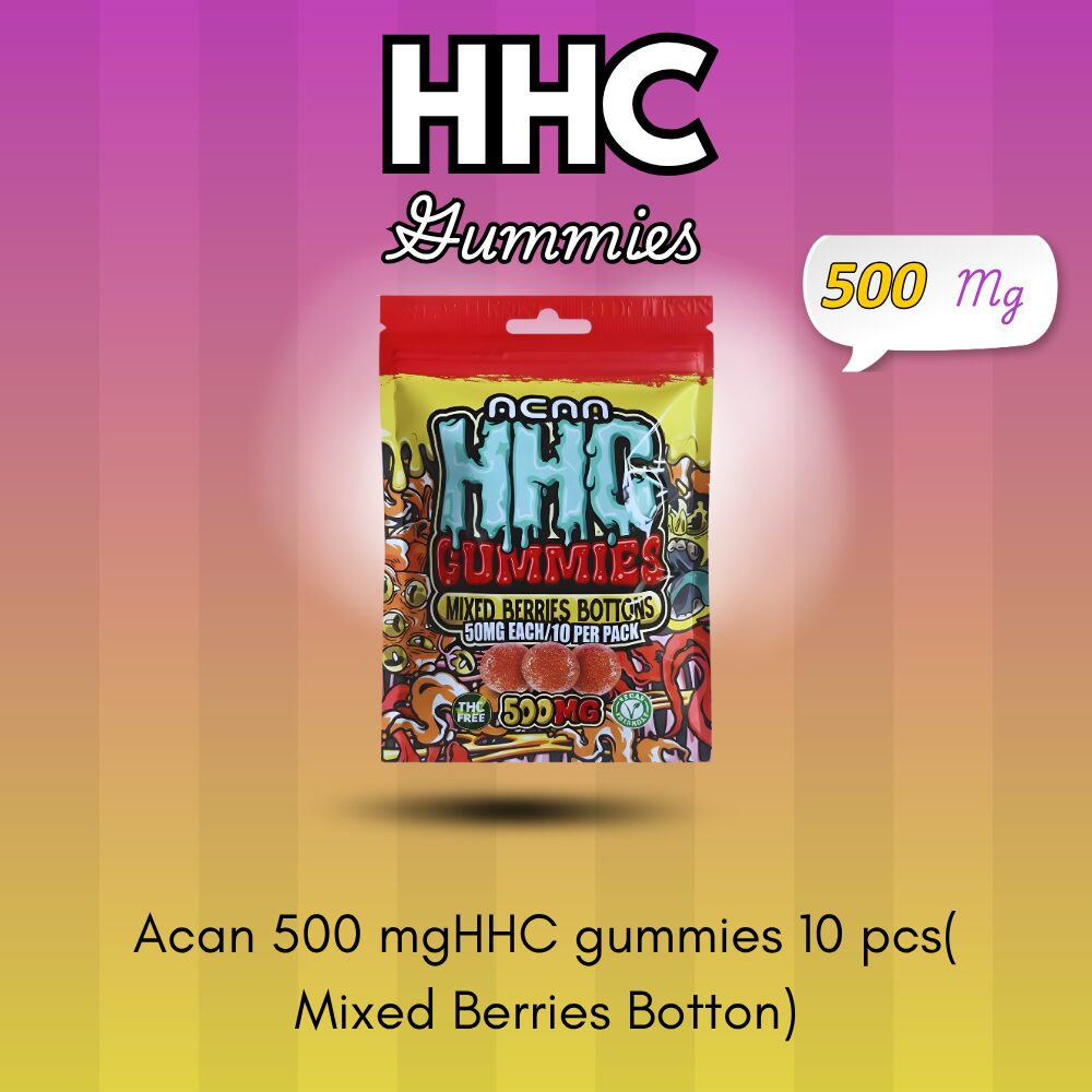 Acan 500 mgHHC gummies 10 pcs(Mixed Berries Botton) image 0