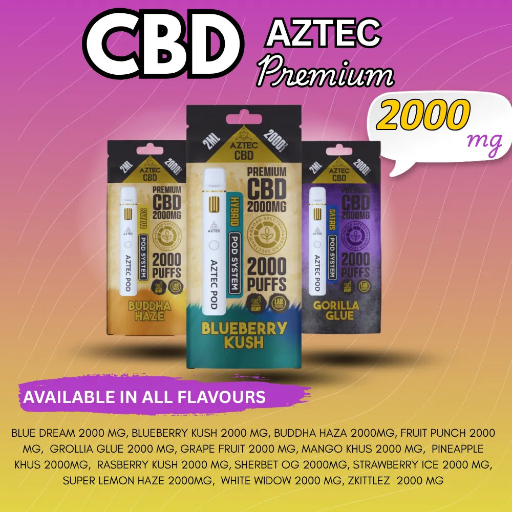Aztec CBD Pod Refill 2000MG image 0