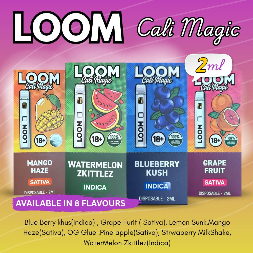 LOOM  Cali Magic  Disposable-2ml  Flavours image 0