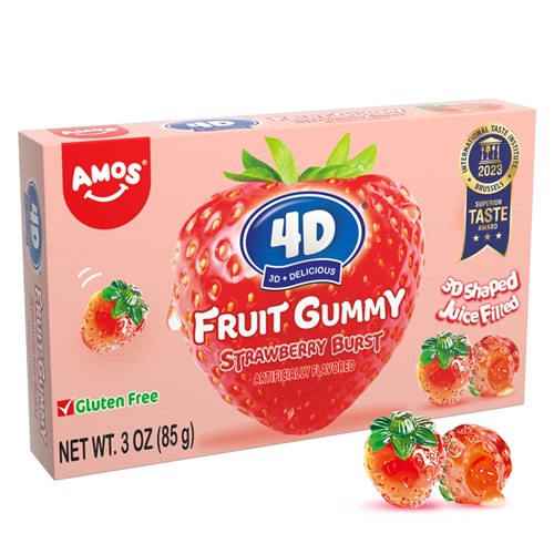 Amos Fruit Gummy 85g x12