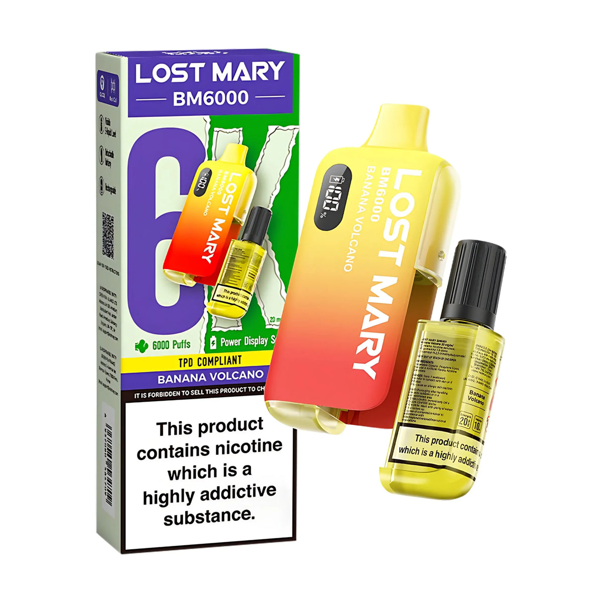 Lost Mary 6k Refillable Kit x5 Mango