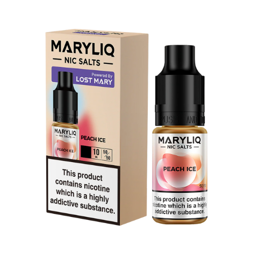 MaryLiq Nic Salts 20mg x10 Peach Ice