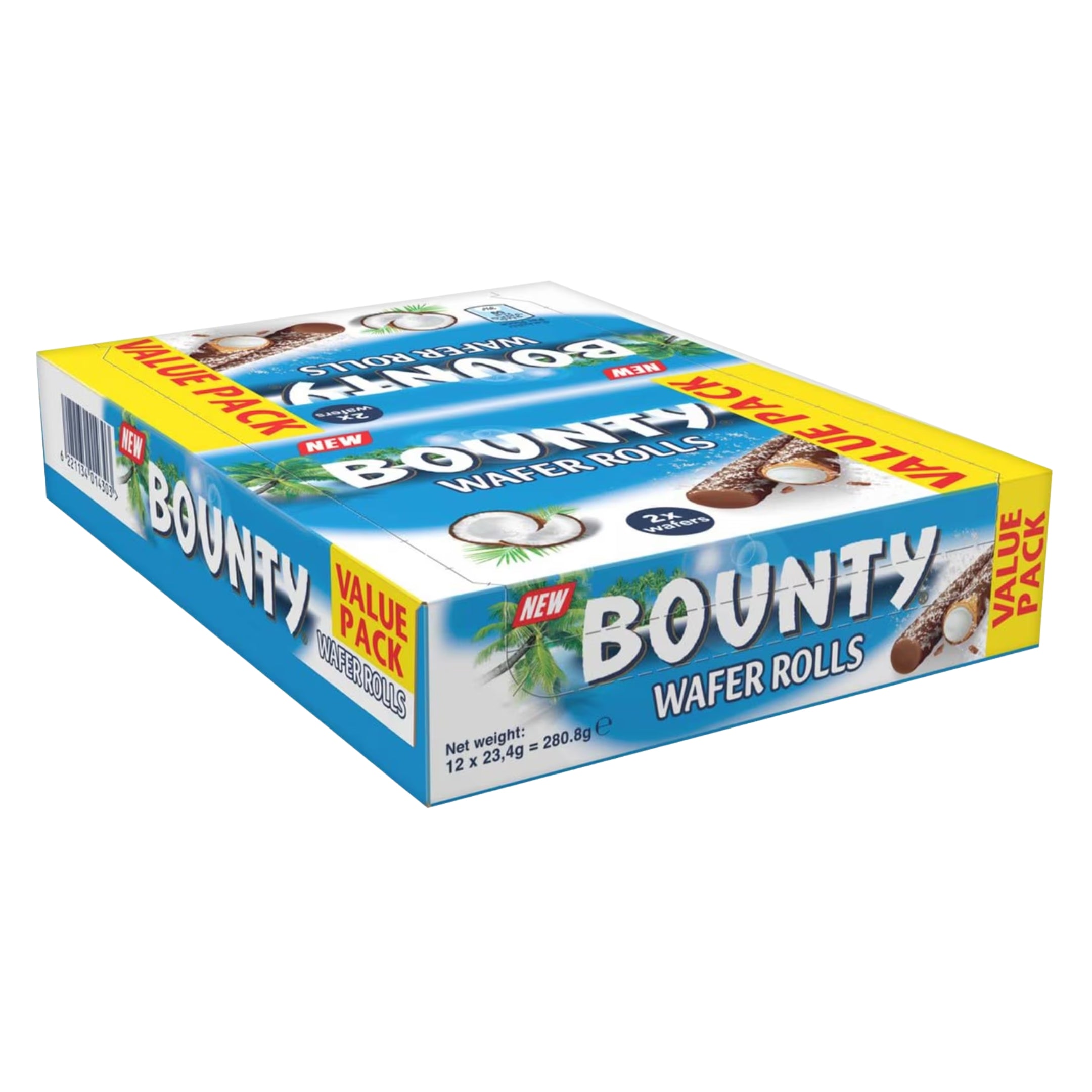 Bounty Wafer Rolls 23.4g (12 Pcs)