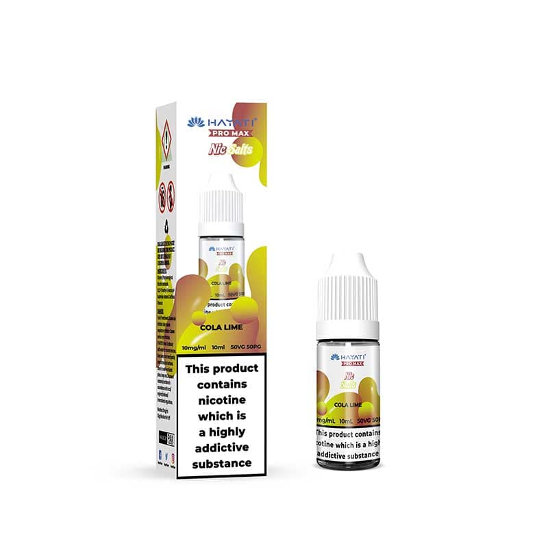 HAYATI Pro Max Nic Salts 20mg x10 Cola Lime