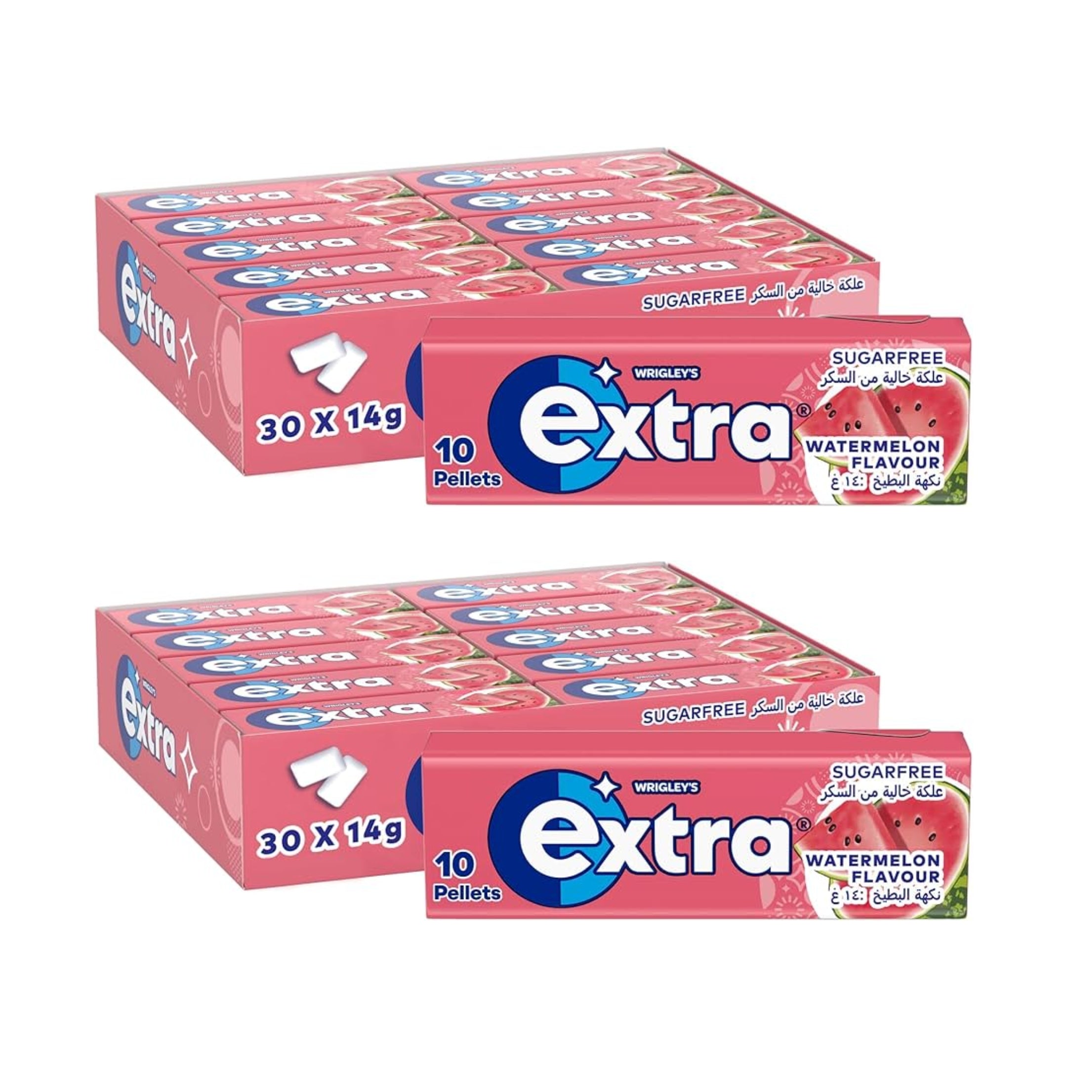 Extra Refreshing Chewing Gum Watermelon (10pcs x 30)