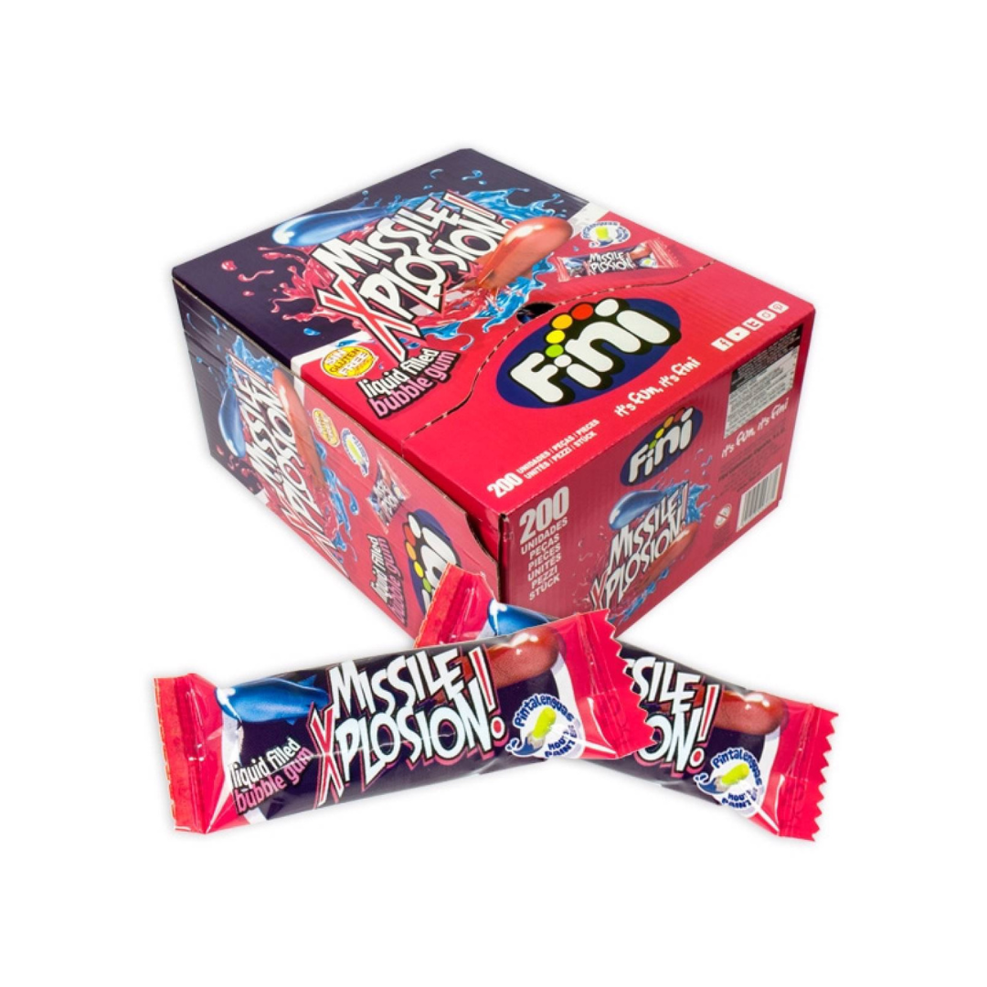 Fini Missil Explosion Bubblegum 200 Pieces