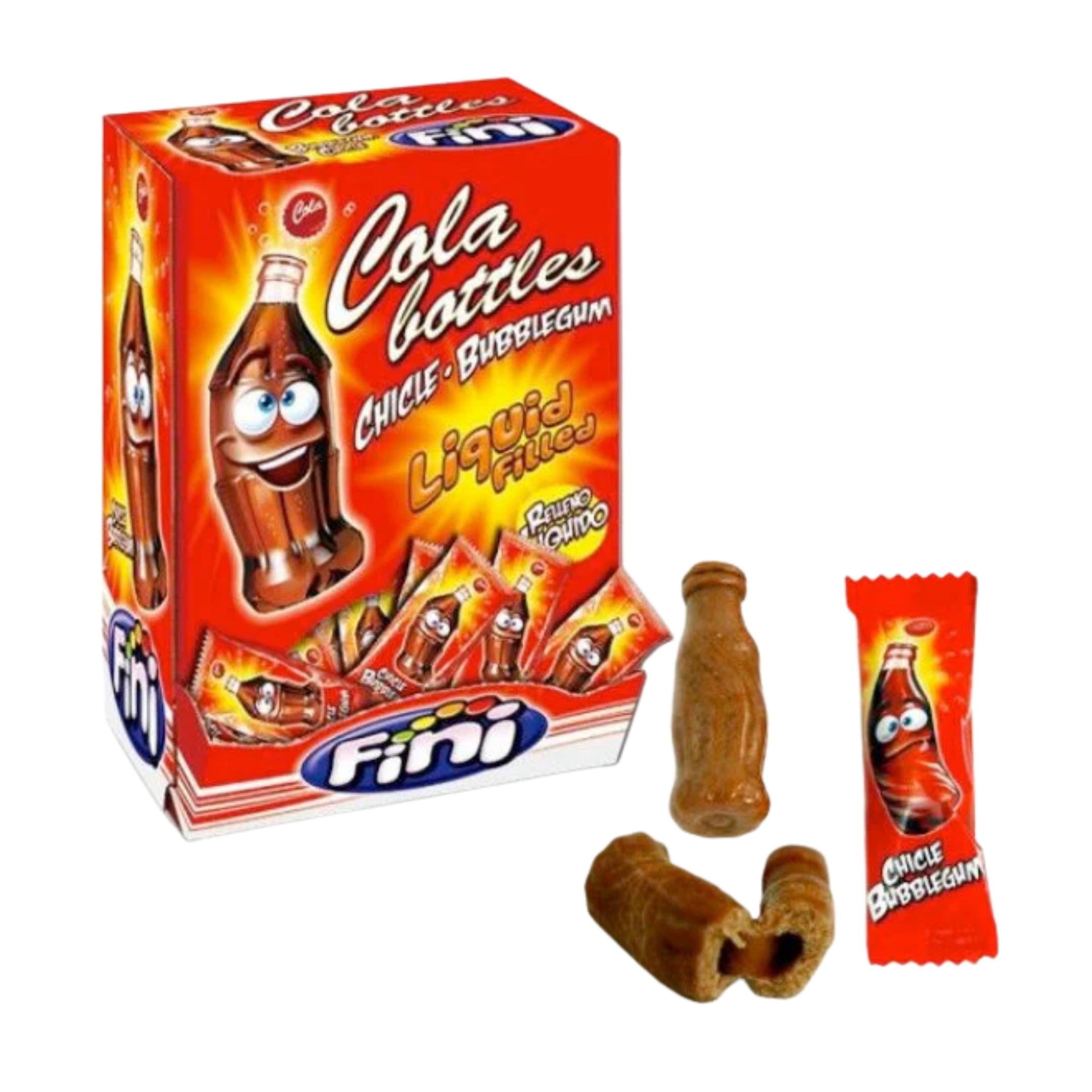 Fini Bubblegum Cola Bottles (200 Pcs)