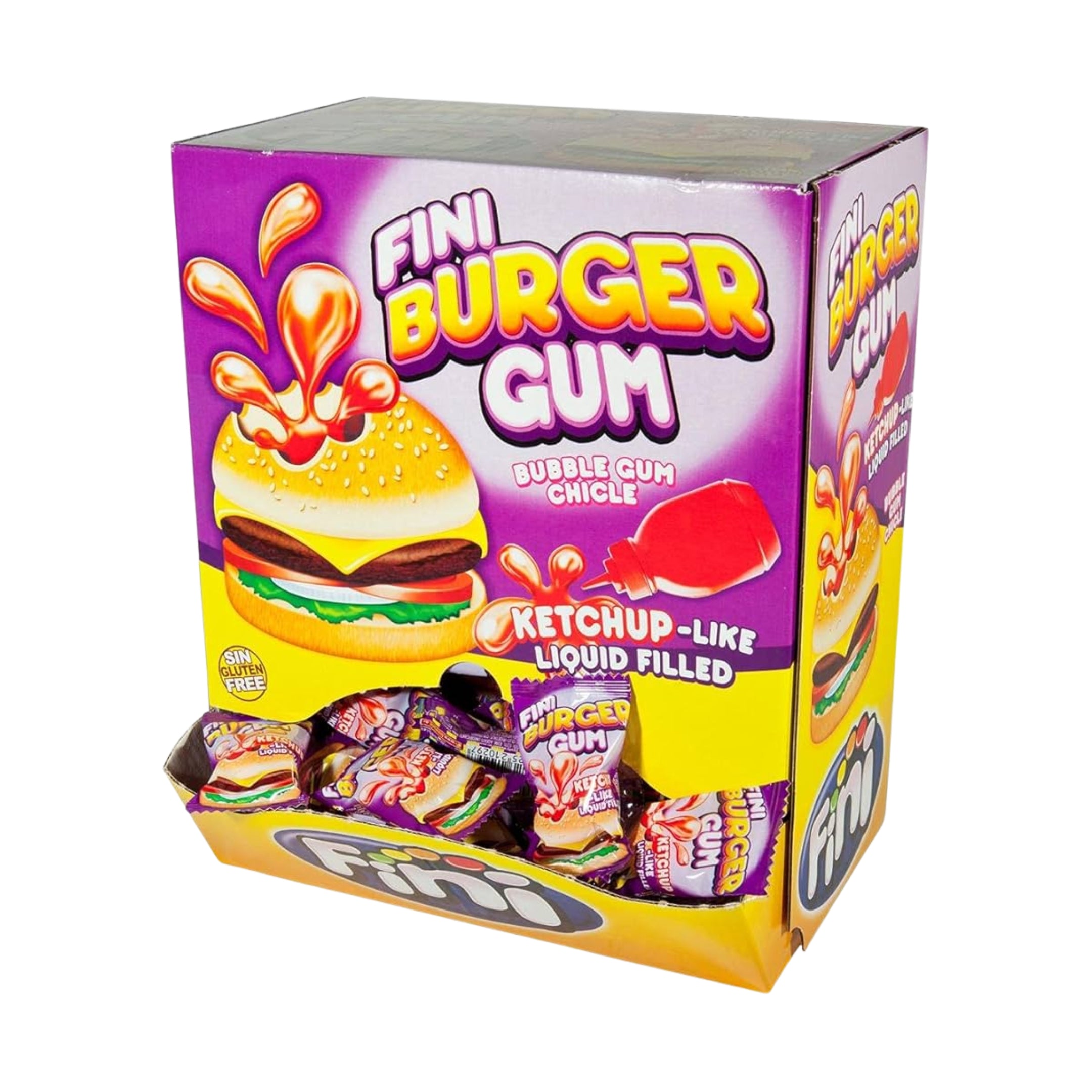 Fini Burger Bubble Gum (200 Pcs)