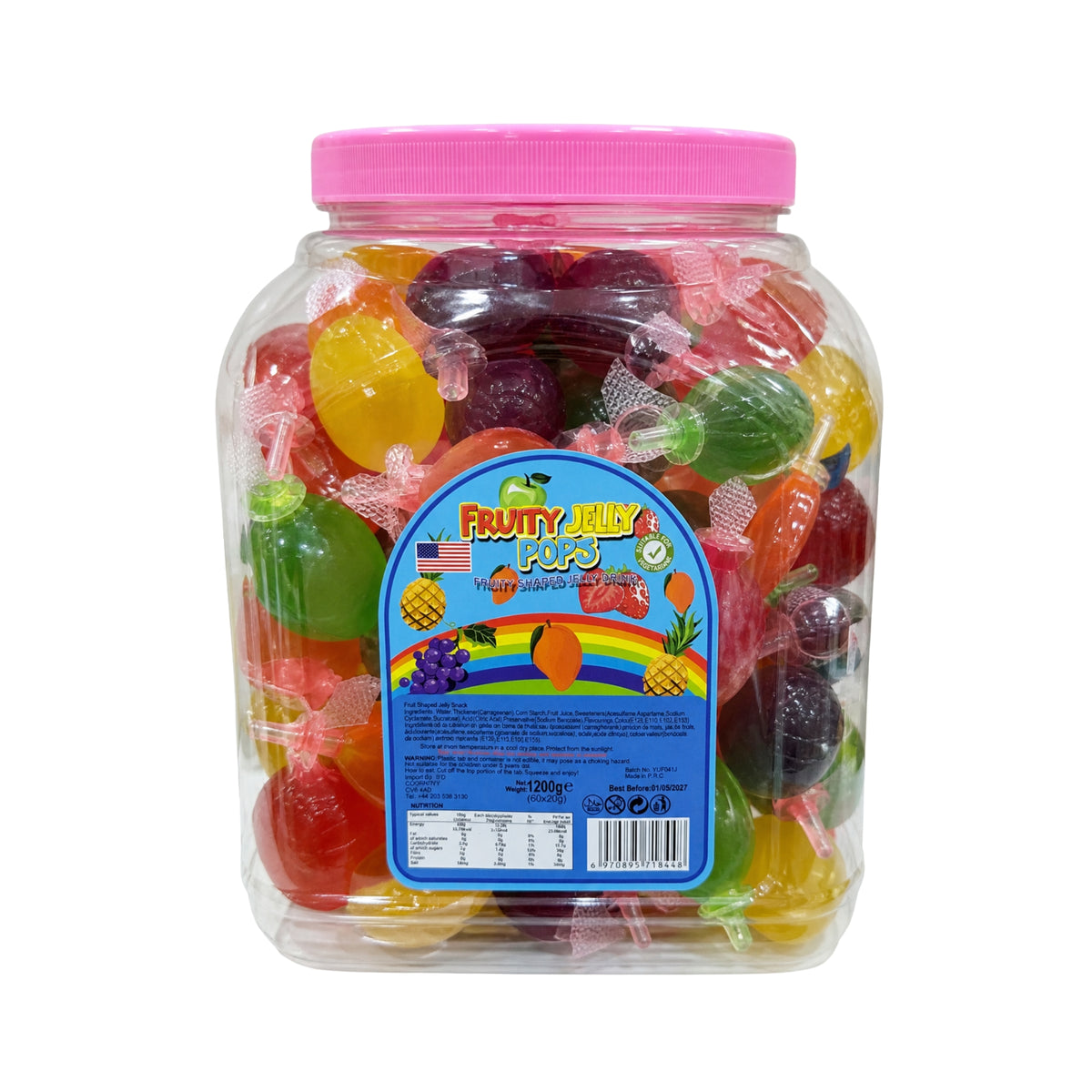 Fruity Jelly Pops (60 Pcs)