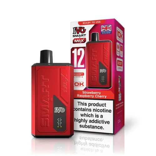 IVG MAX 10K STRAWBERRY RASPBERRY CHERRY