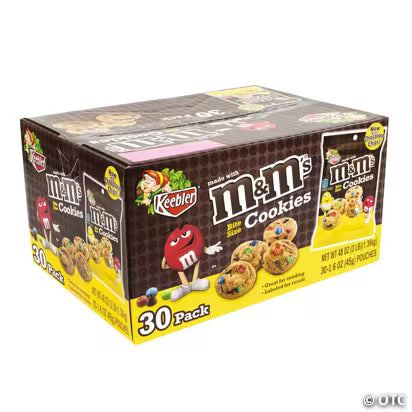 Keebler M&M Bite Size Chocolate Cookies (30x45g)