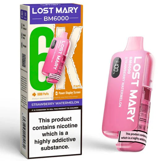 Lost Mary 6k Refillable Kit x5 Strawberry Watermelon