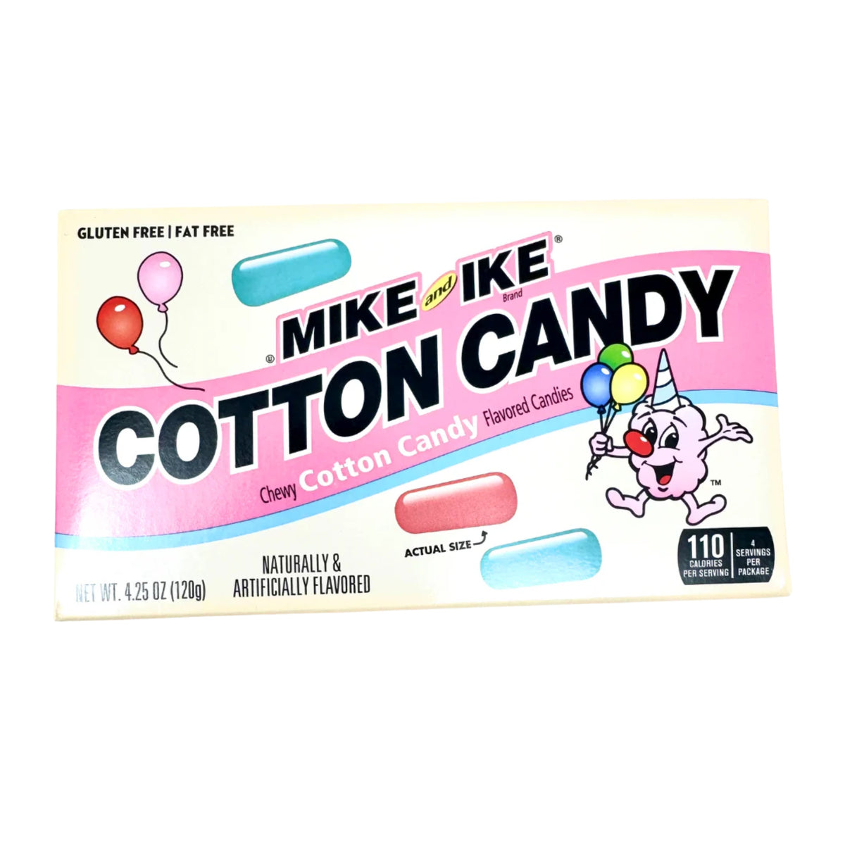 Mike and Ike Cotton Candy 120g (12 Pcs)
