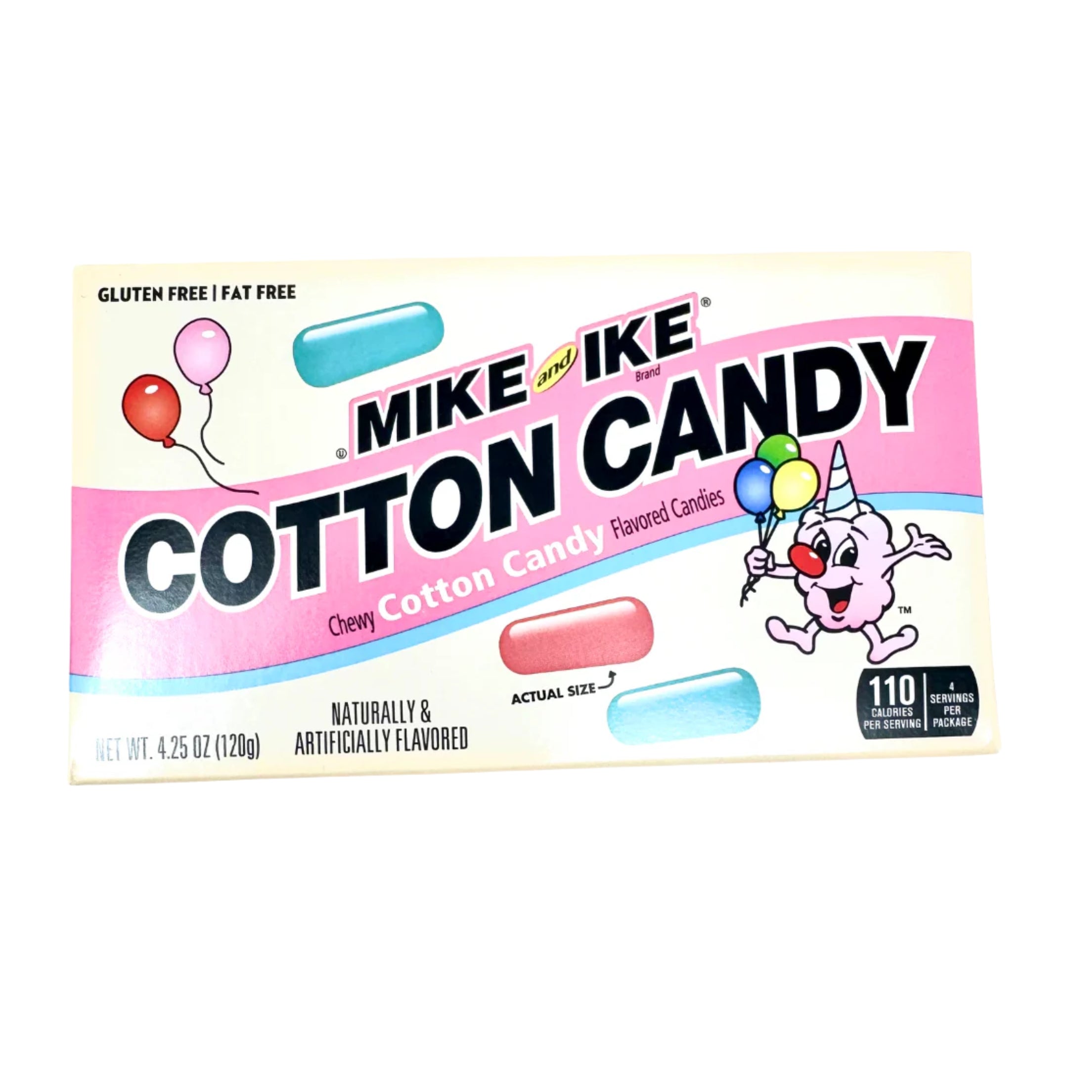 Mike and Ike Cotton Candy 120g (12 Pcs)