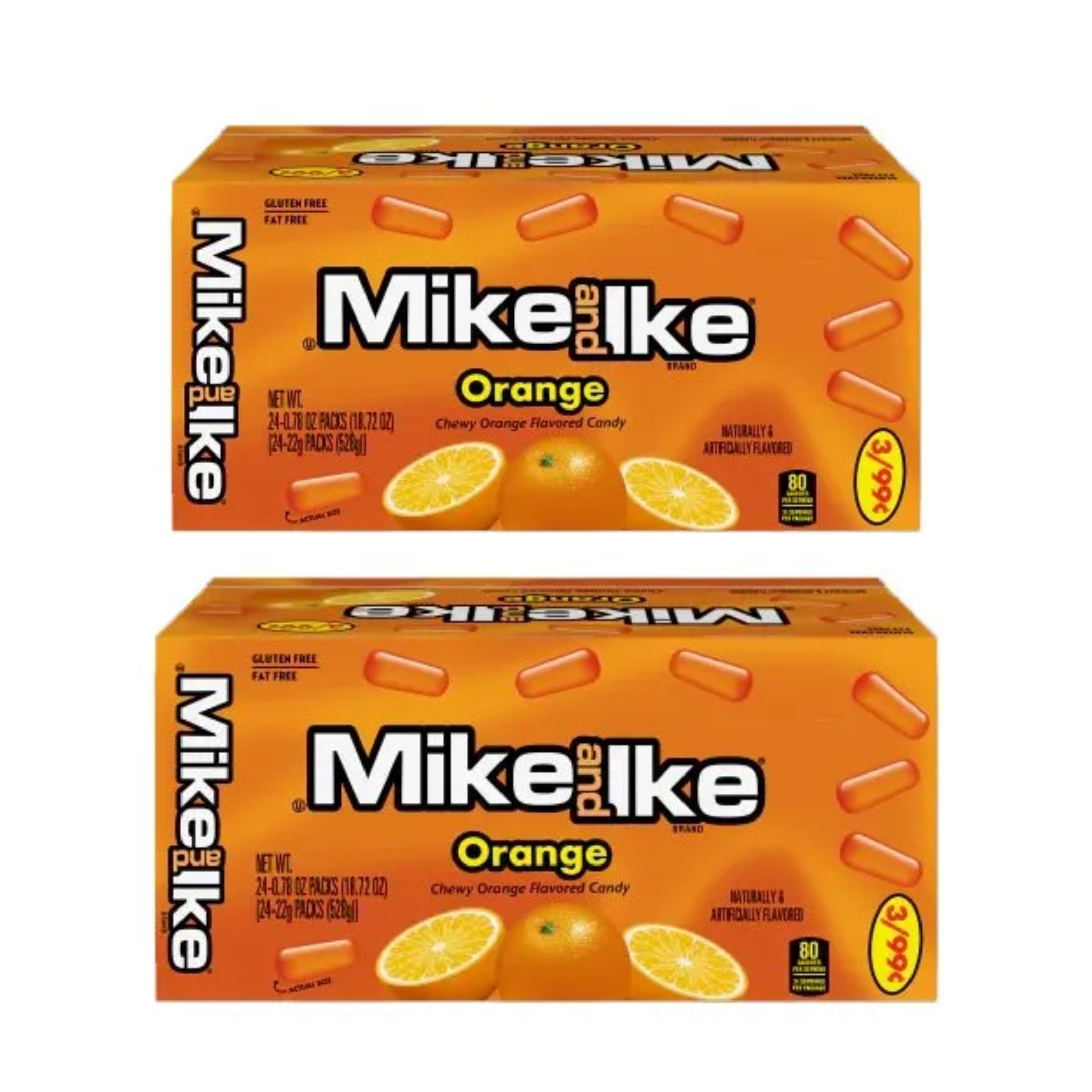 Mike and Ike Orange 3/99c