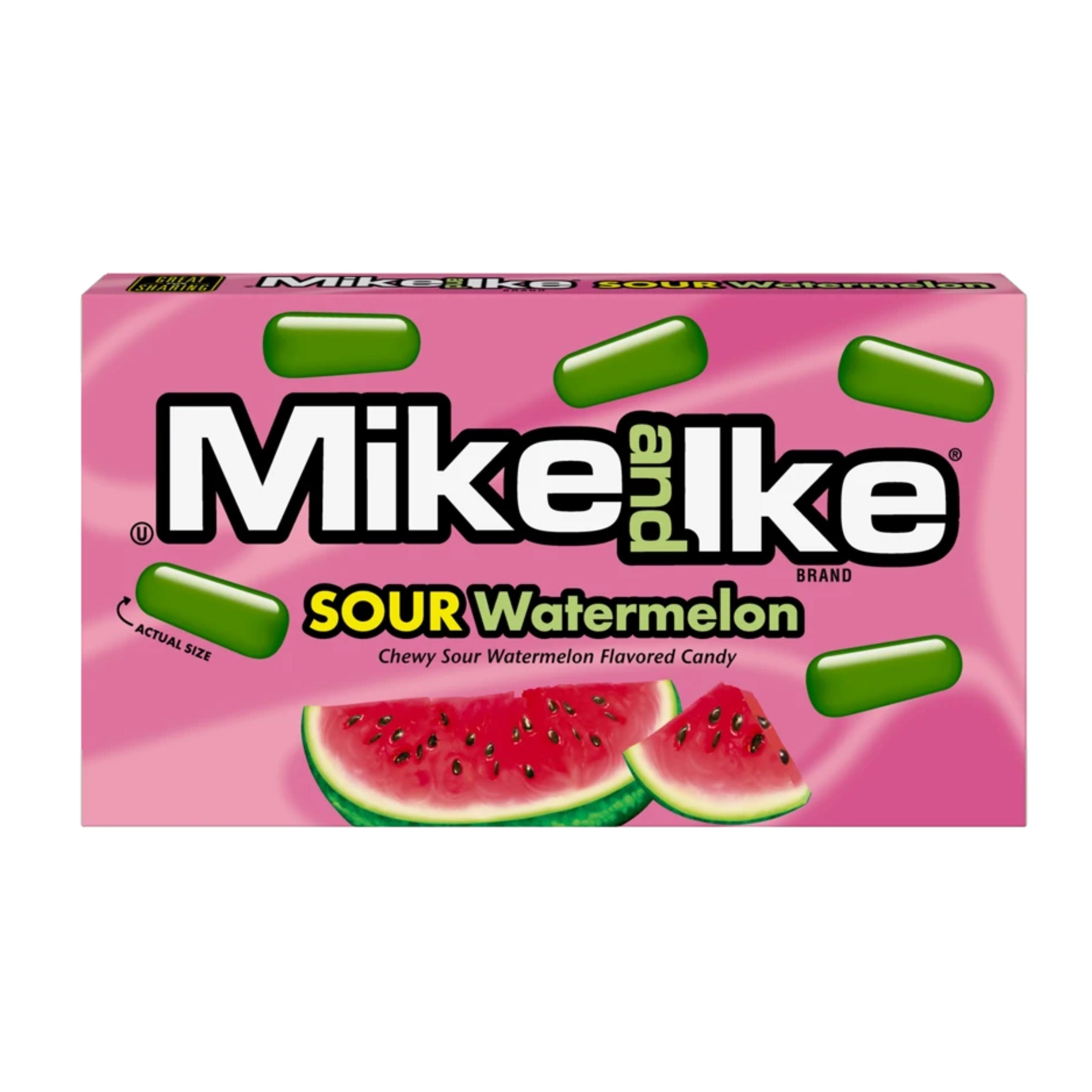 Mike and Ike Sour Watermelon 120g (12 Pcs)