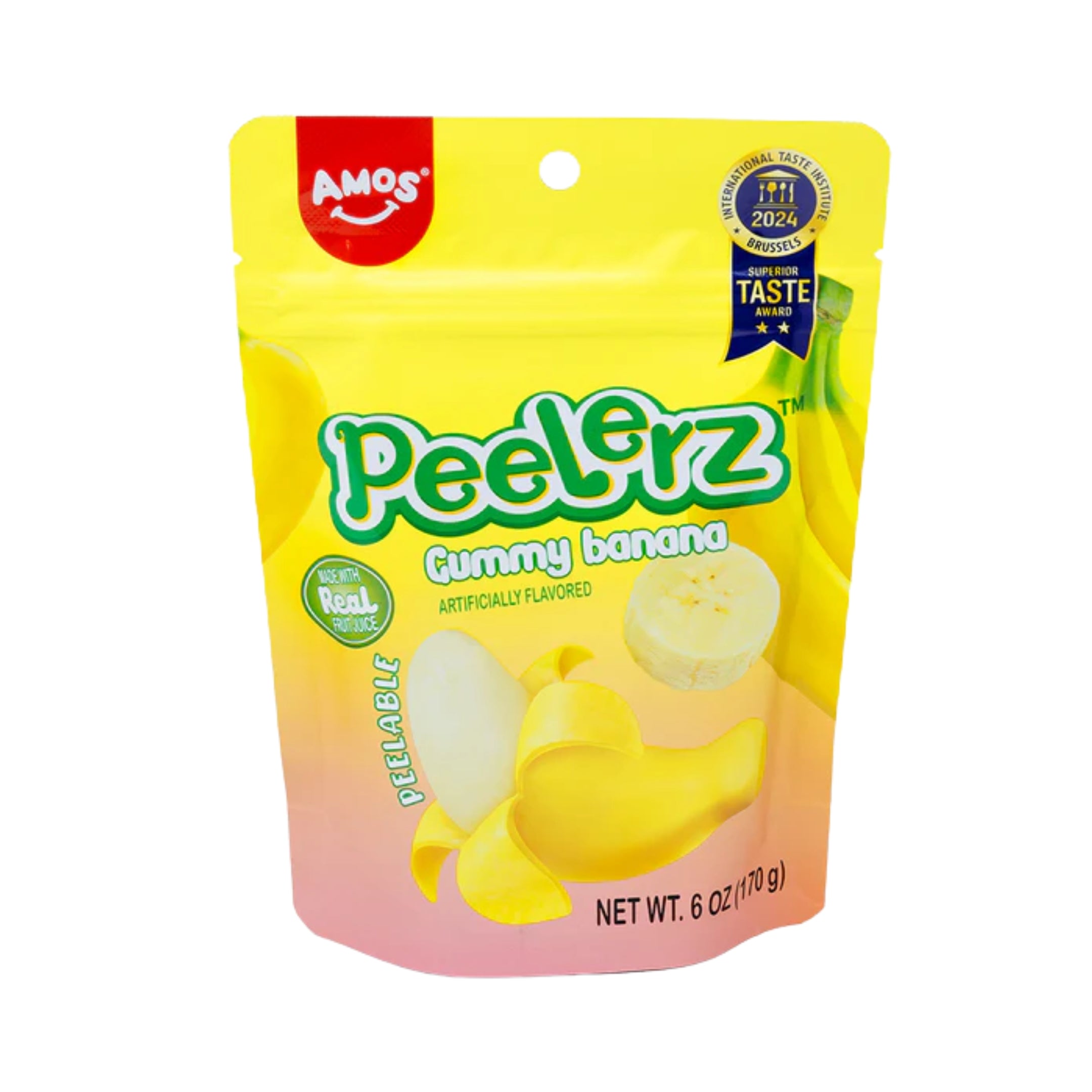 Peelerz Gummy Banana 170g (12 Pcs)