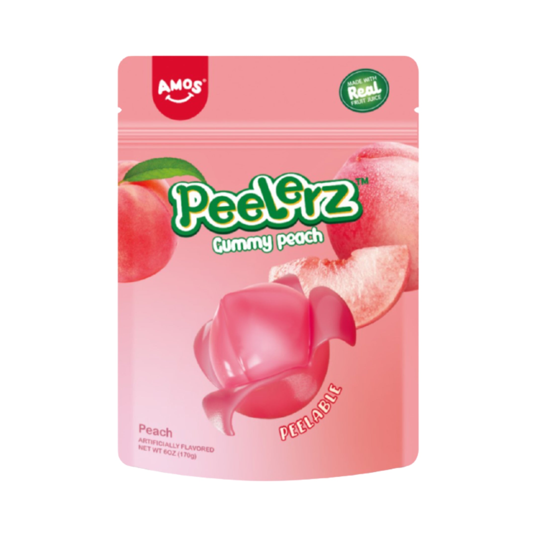 Peelerz Gummy Peach 170g (12 Pcs)