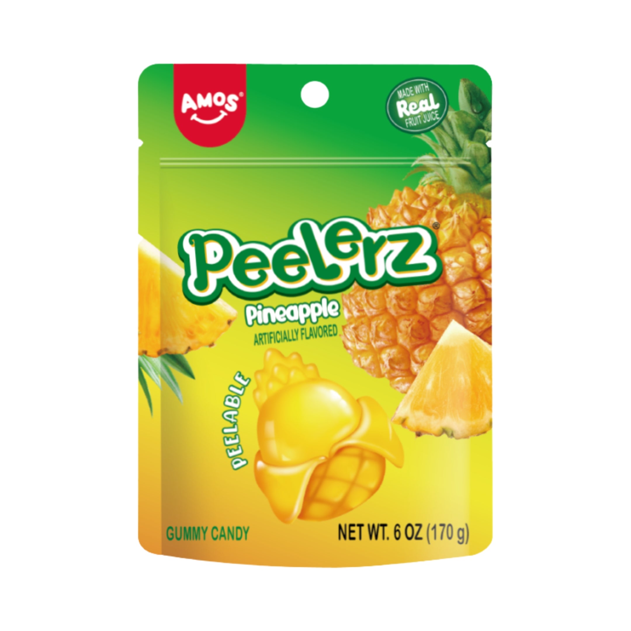 Peelerz Gummy Pineapple 170g (12 Pcs)