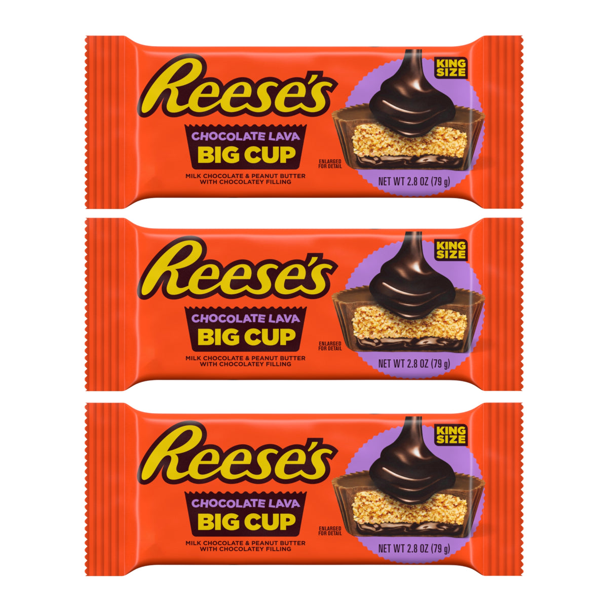 Reese's Chocolate Lawa Big Cup 79g (16 Pcs)