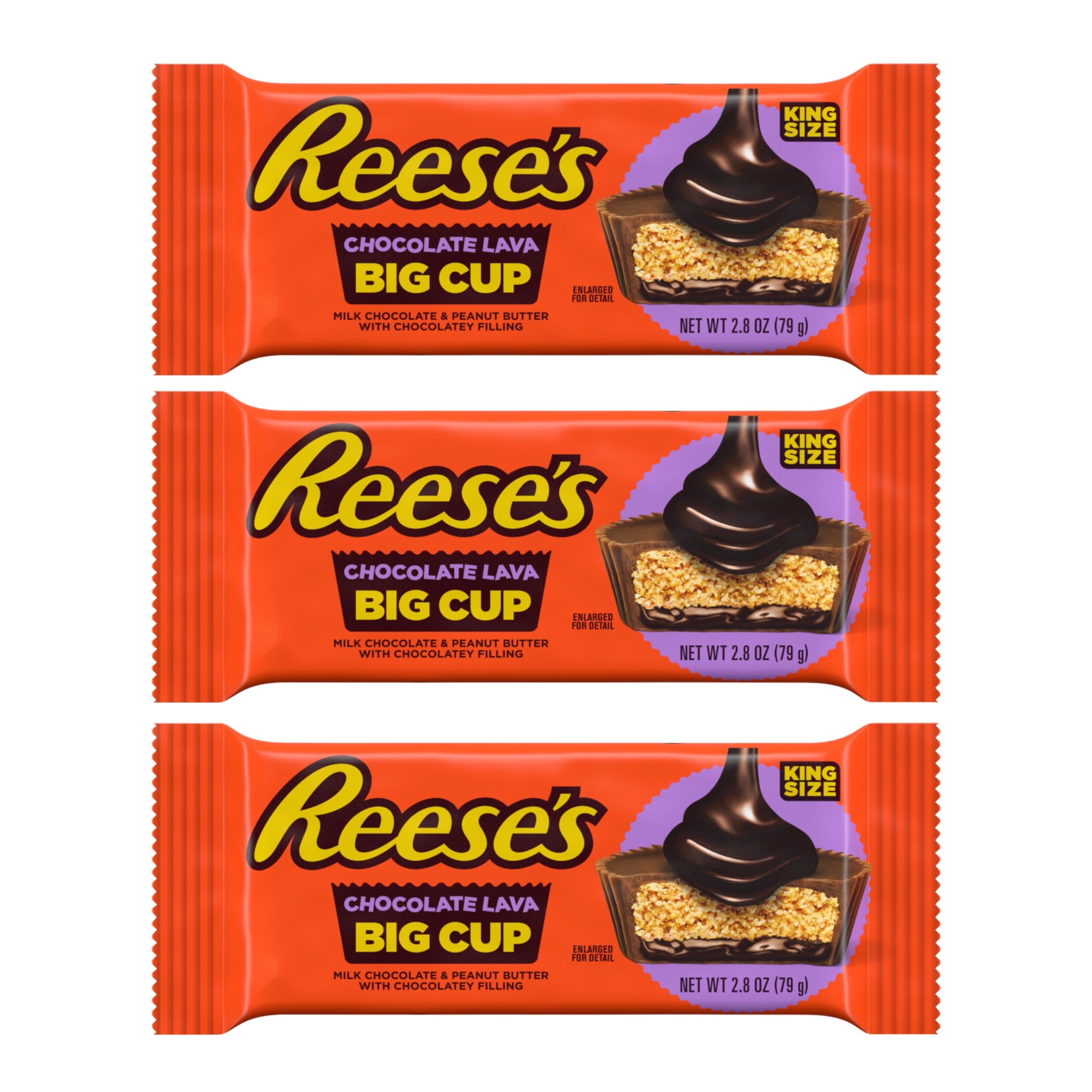 Reese's Chocolate Lawa Big Cup 79g (16 Pcs)