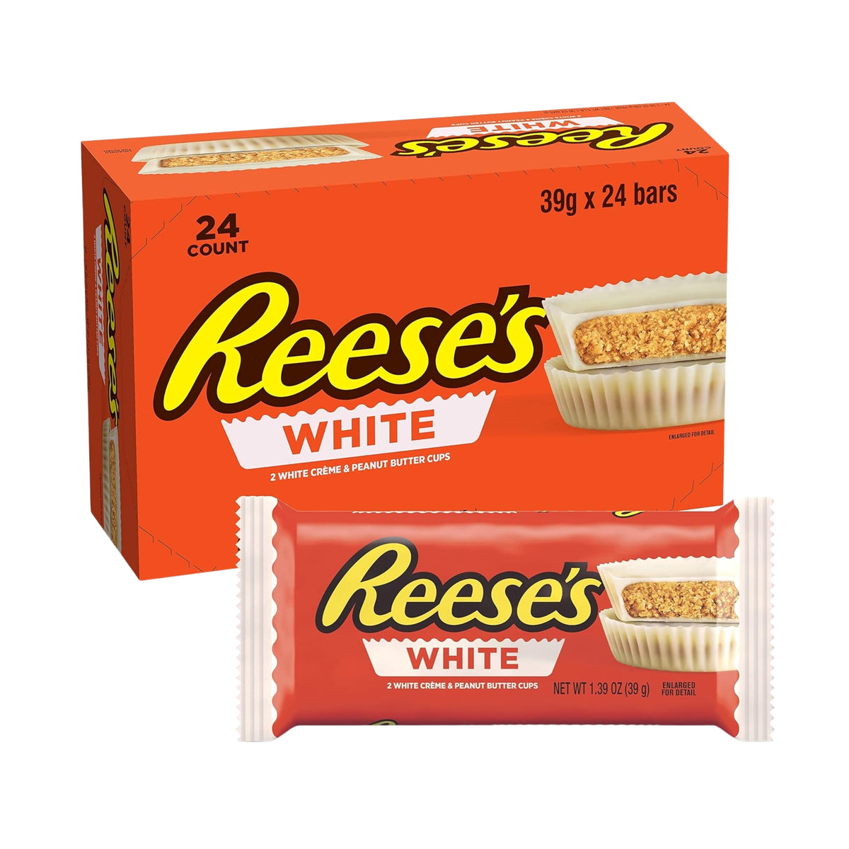 Reese's White 39g (24 Pcs)