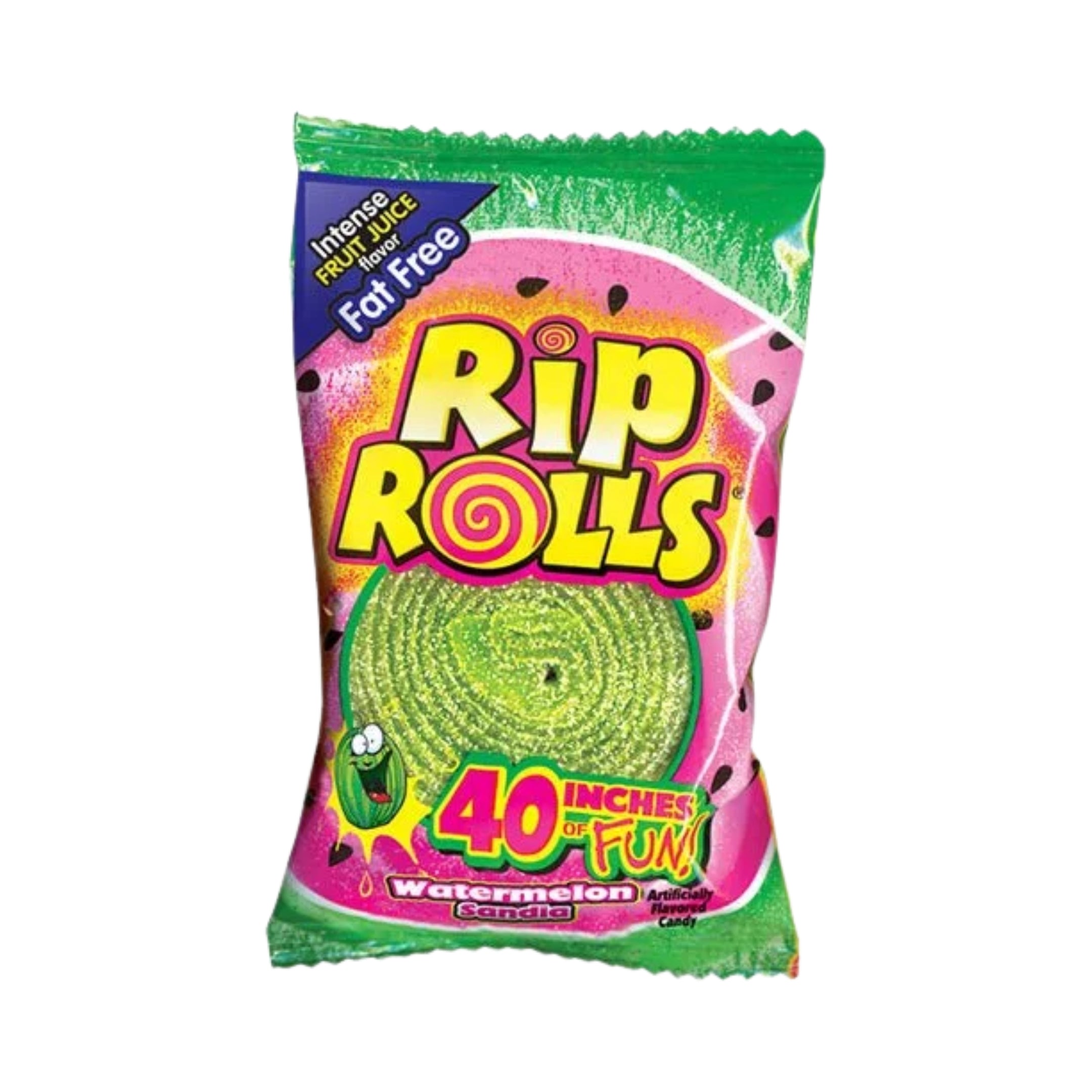 Rips Rolls Candy Watermelon 40g (25 Pcs)