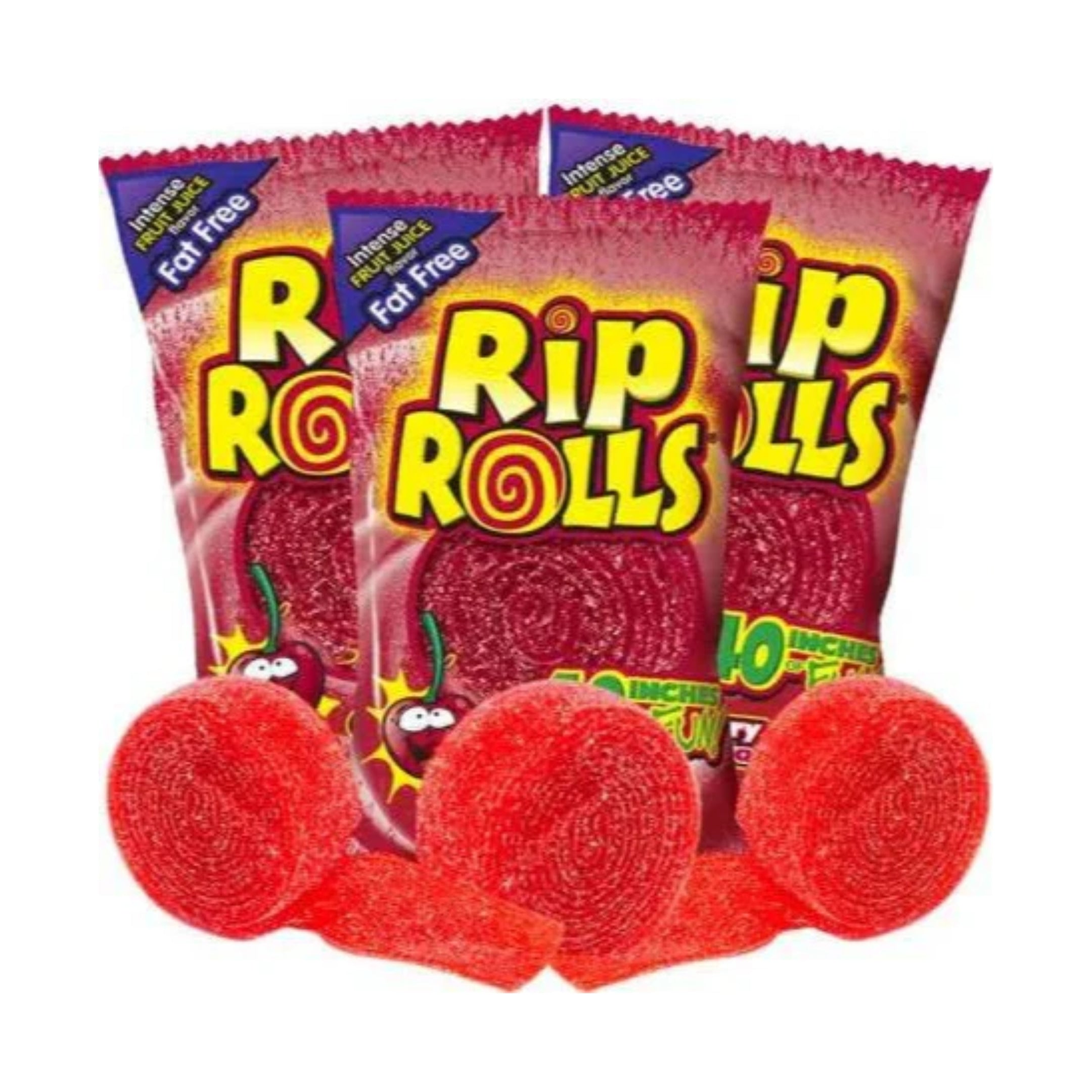 Rips Rolls Cherry 40g (25 Pcs)