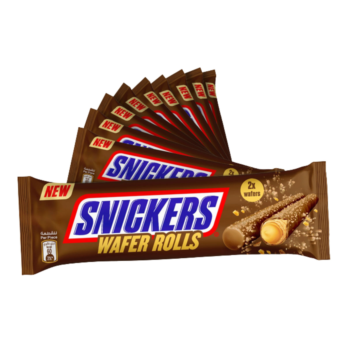 Snickers Wafer Rolls 24g (12 Pcs)