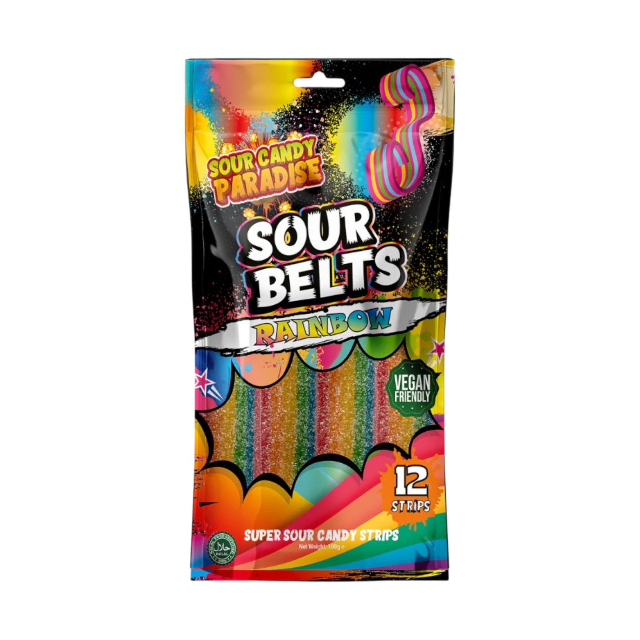 Sour Candy Paradise Sour Rainbow 100g (12 Pcs)