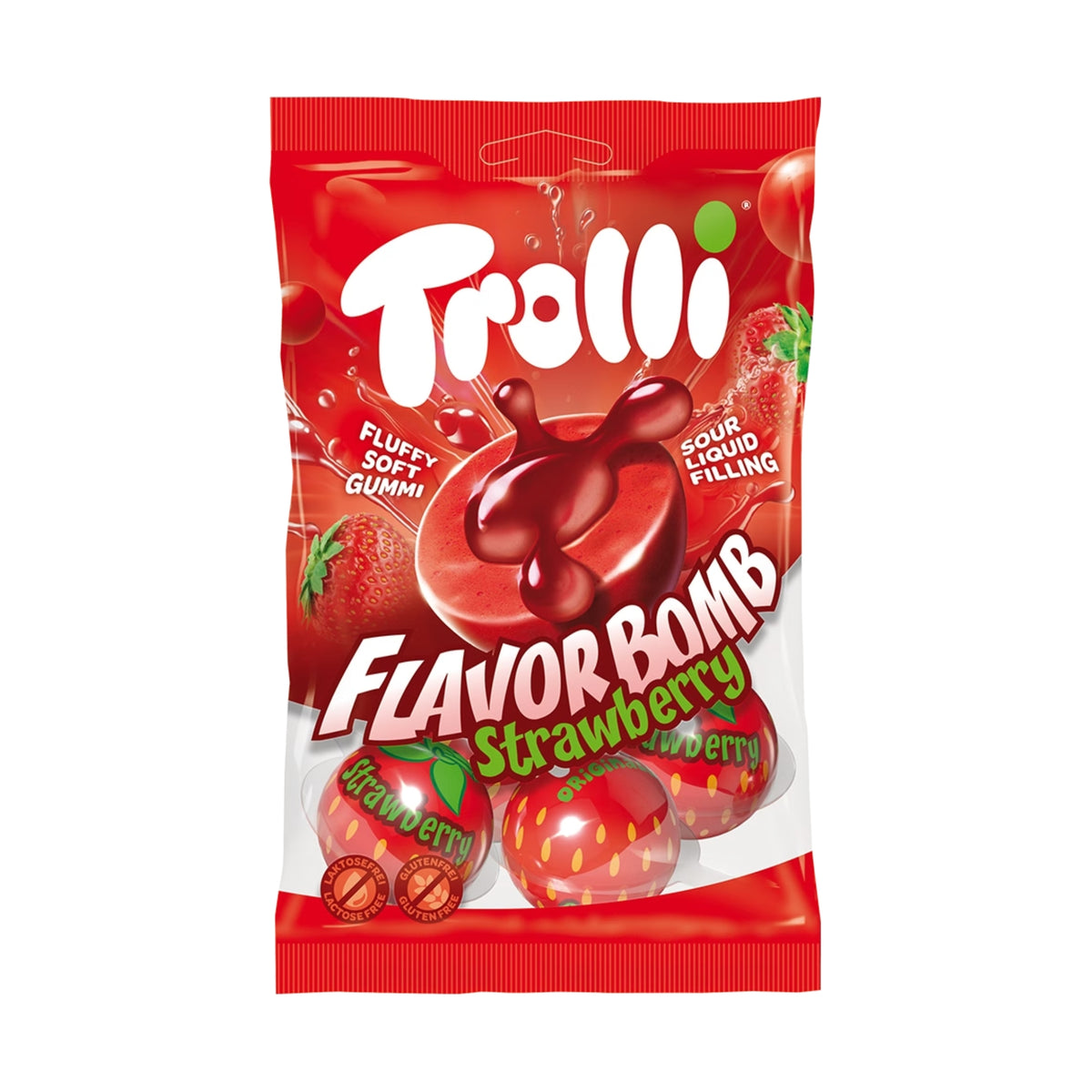 Trolli Flavor Bomb Strawberry 75g (21 Pcs)