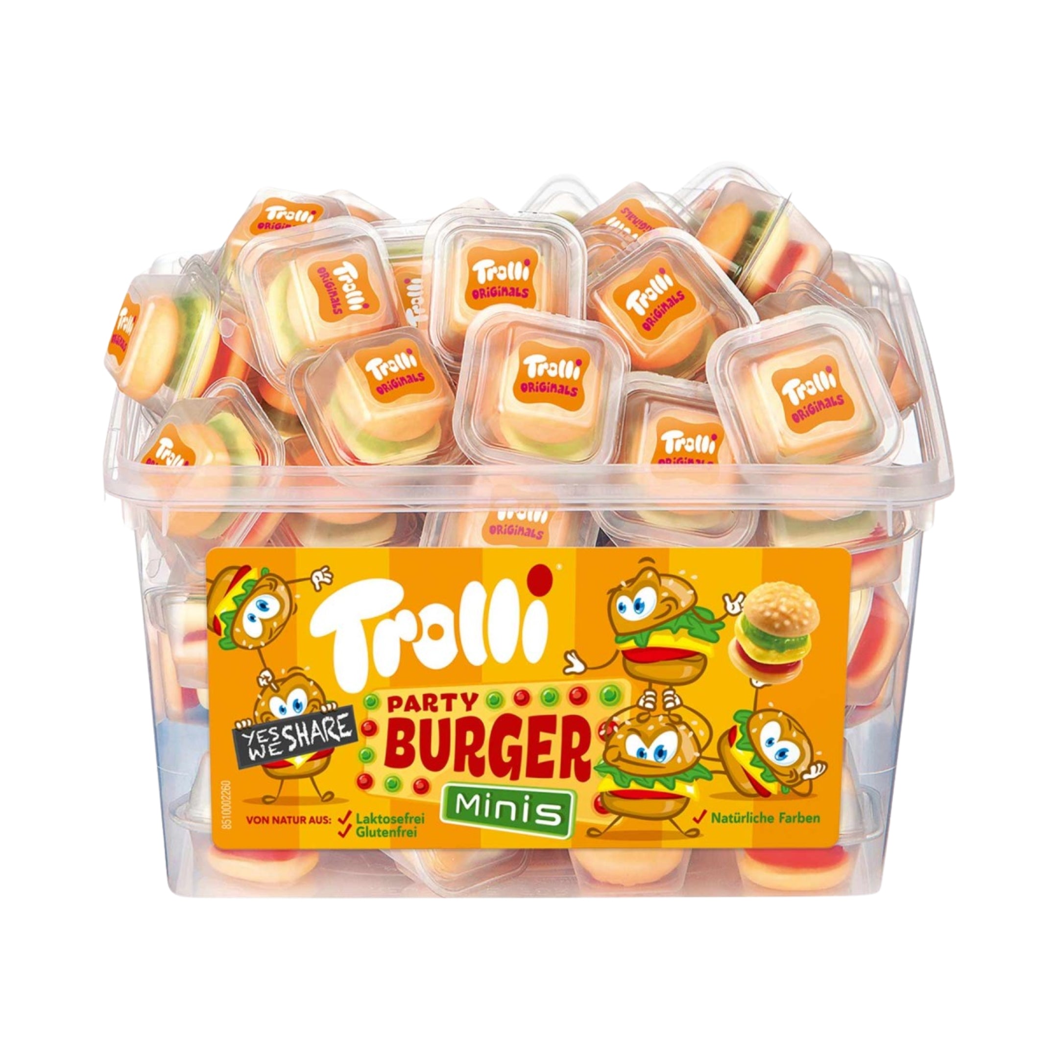 Trolli Party Burger Minis (60 Pcs)