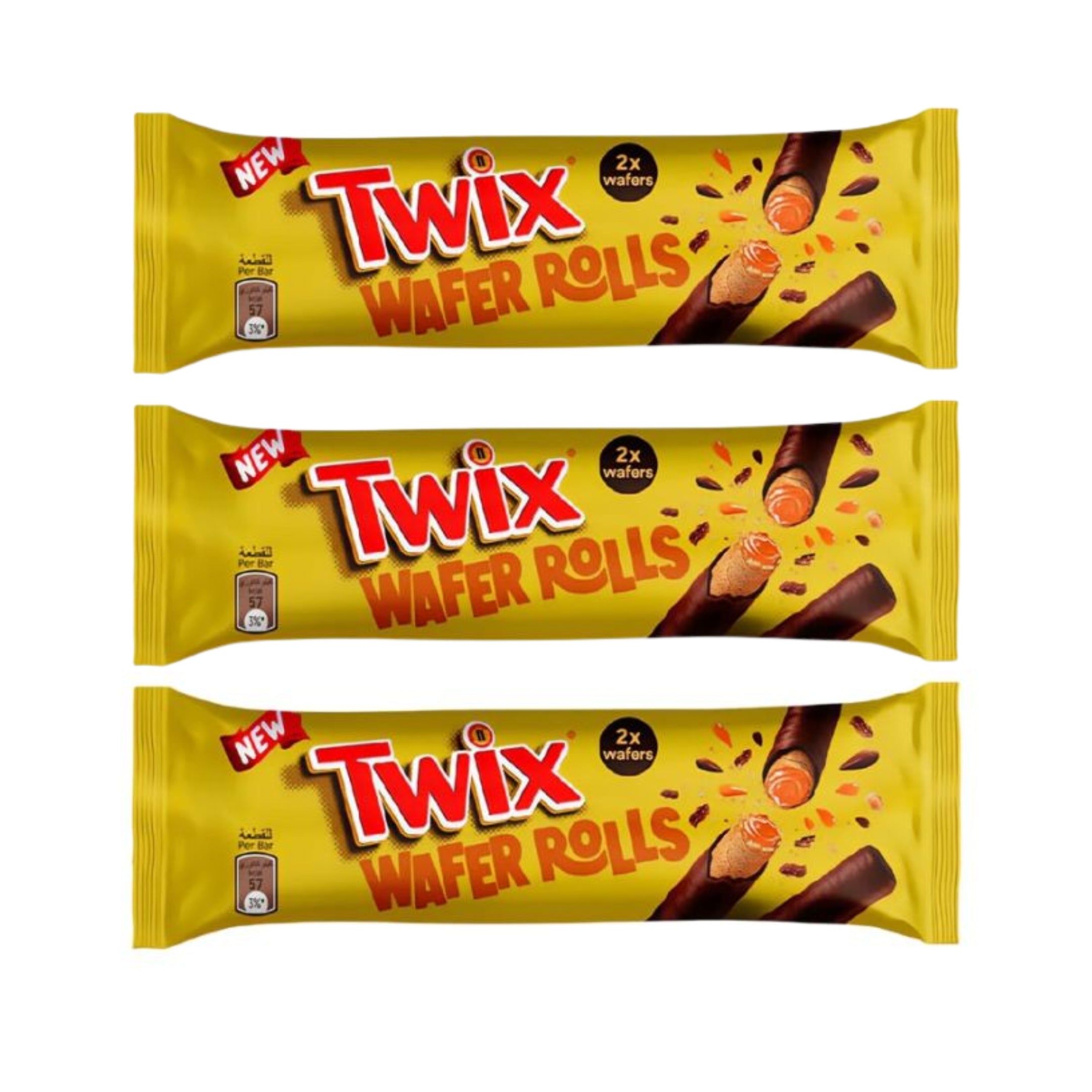 Twix Wafer Rolls 22g (12 Pcs)