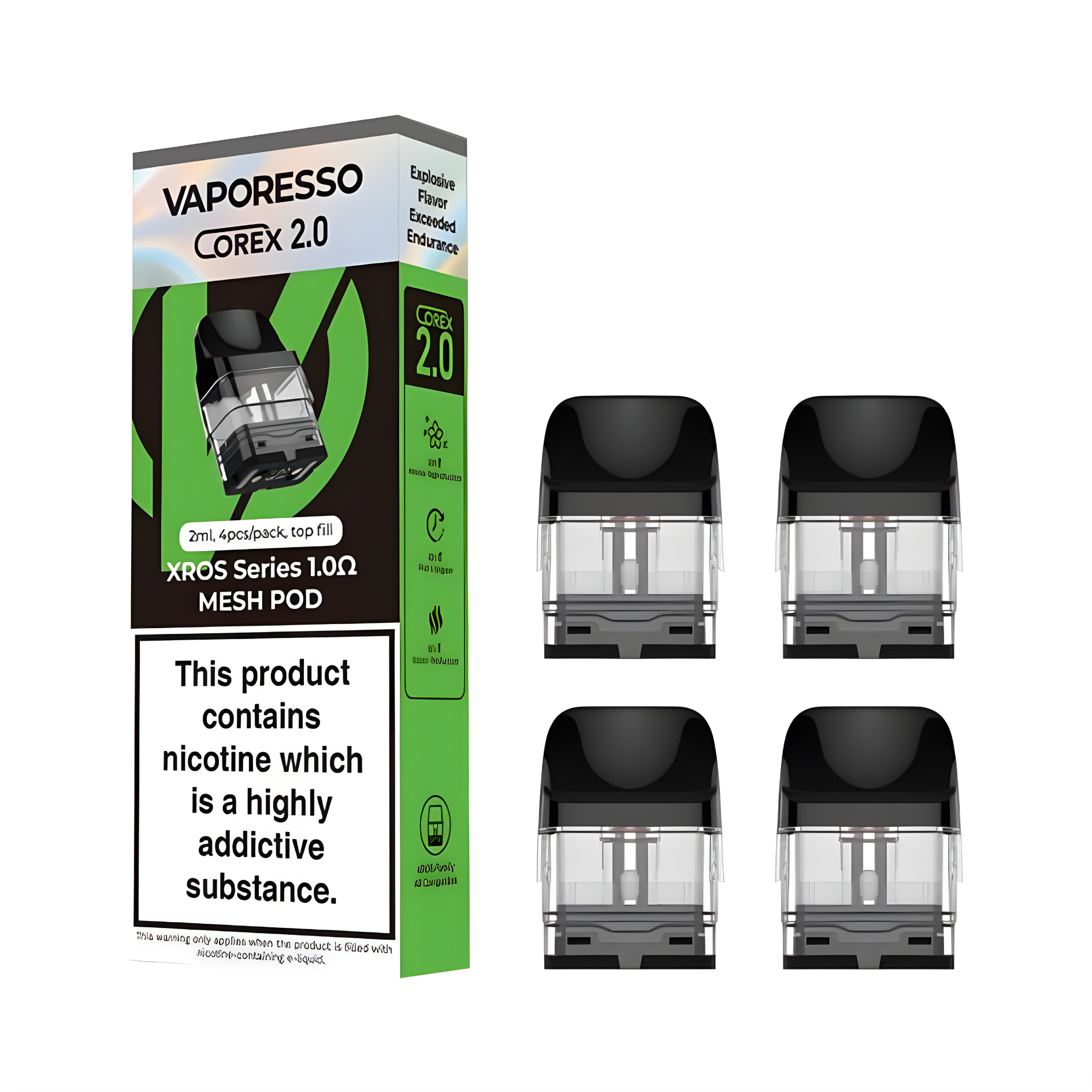 VAPORESSO COREX Pod 2ml, 1.2 x4