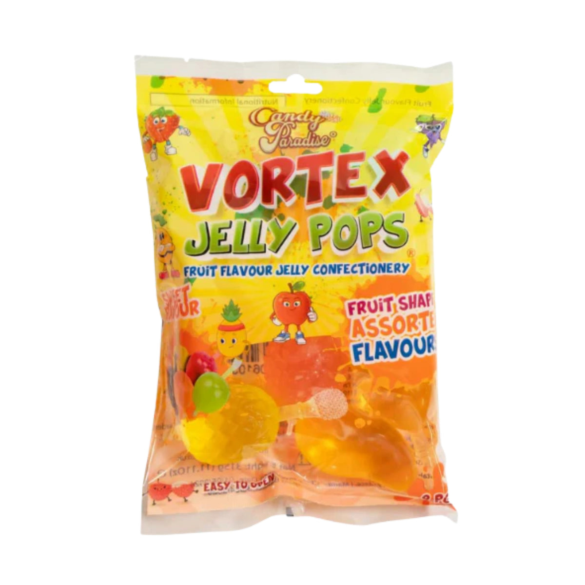Vortex Jelly Pops Sweet Flavor 315g (12 Pcs)