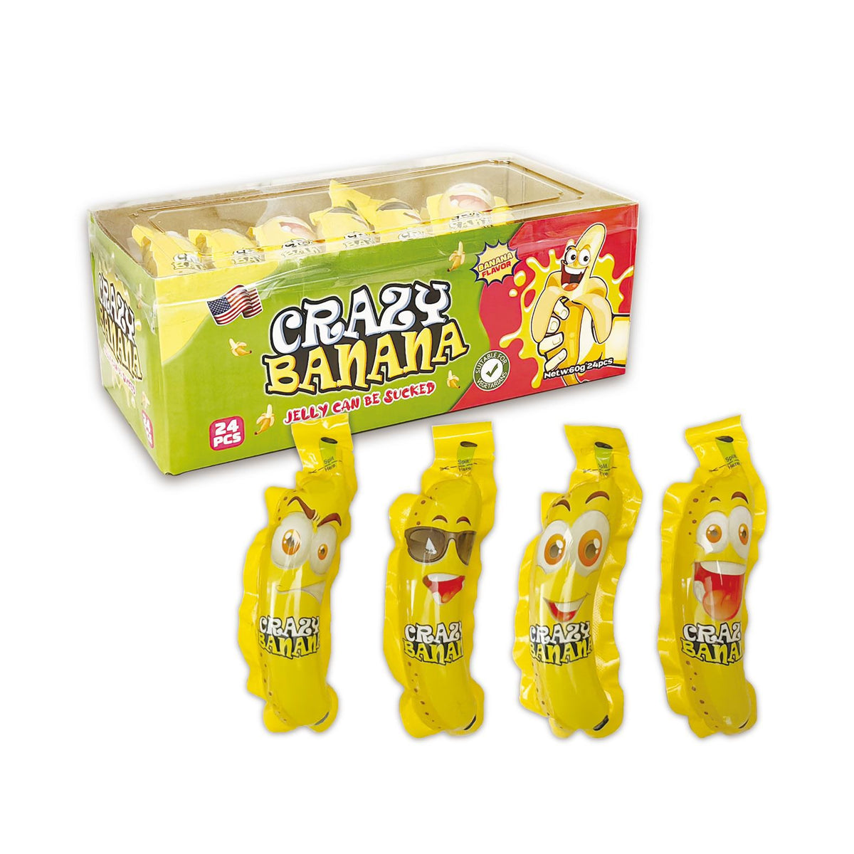 Crazzy Banana Jelly x24