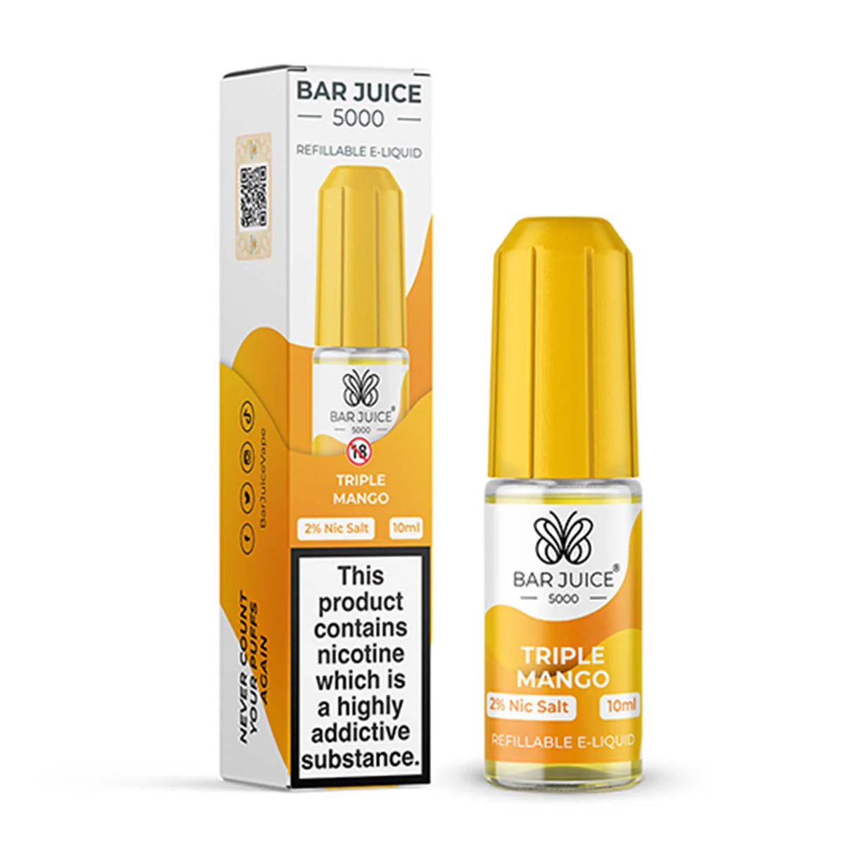 Bar Juice Nic Salts 20mg x10 Triple Mango