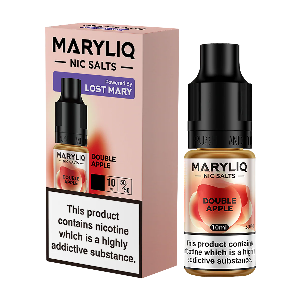 MaryLiq Nic Salts 20mg x10 Double Apple