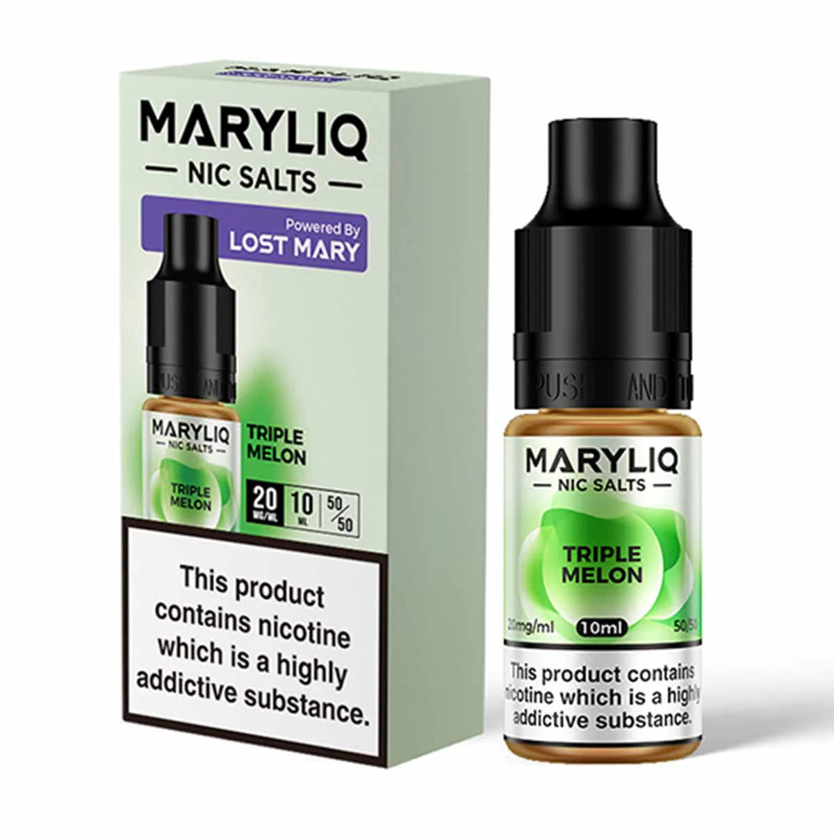 MaryLiq Nic Salts 20mg x10 Triple Melon