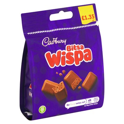 Cadbury Bitsa Wispa 85g x10